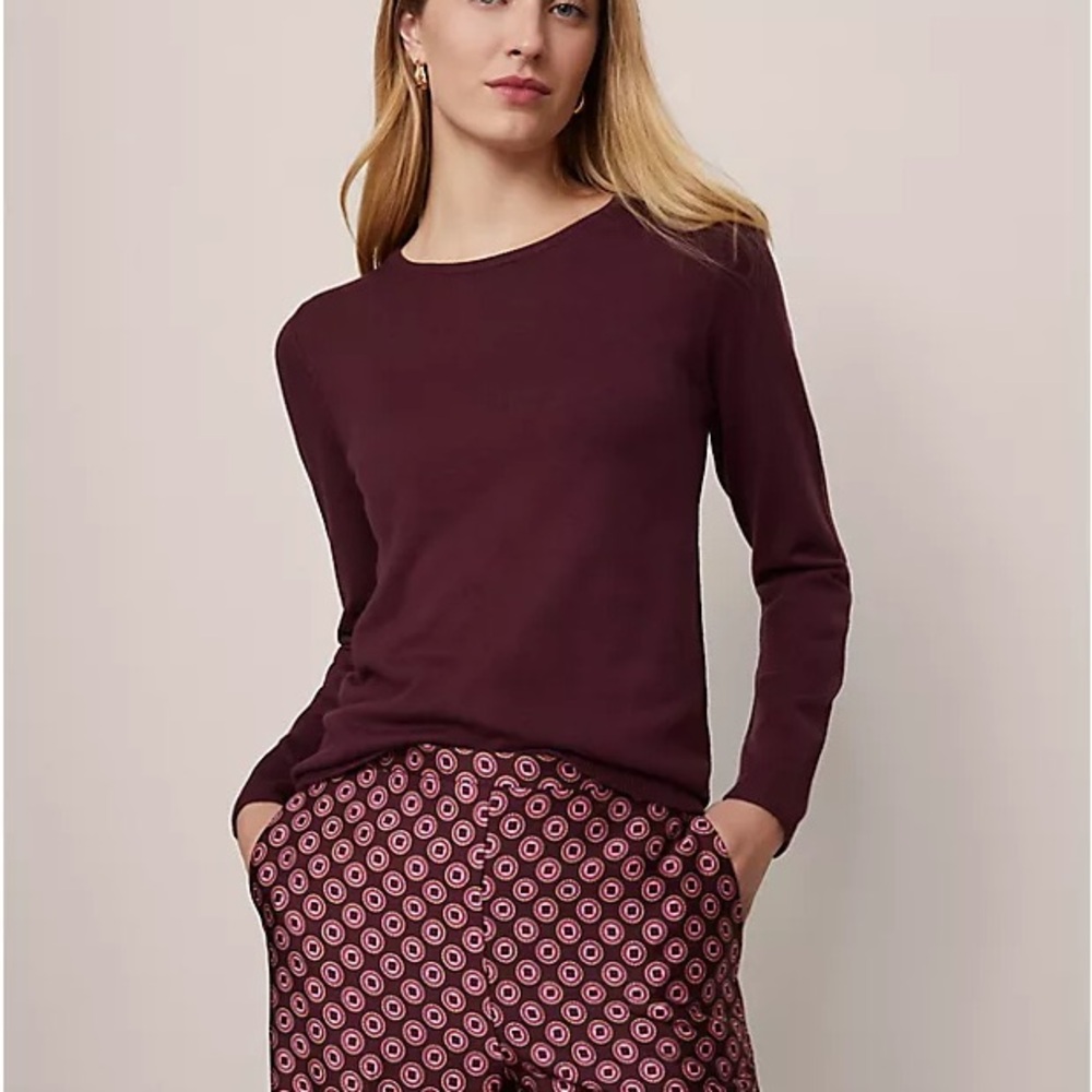 Rag & Bone Burgundy Knit Sweater